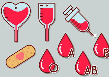 Blood Drive Vector Icon Set - vector #363289 gratis
